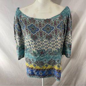 Cynthia Rowley Off Shoulder Print top